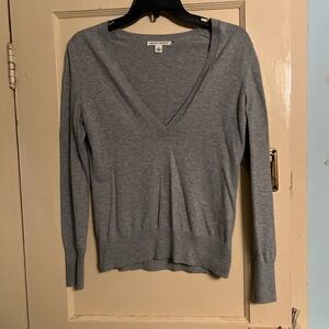 Banana Republic Heather Gray Knit Top